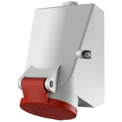 MENNEKES Wandcontactdoos 16A 4P 6H 400V rood IP44