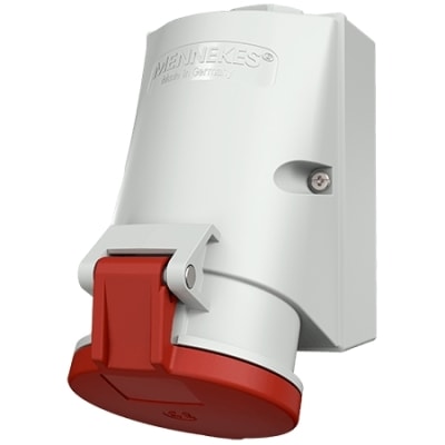 MENNEKES WANDCONTACTDOOS 32A4P6H400V ROOD IP44 M421