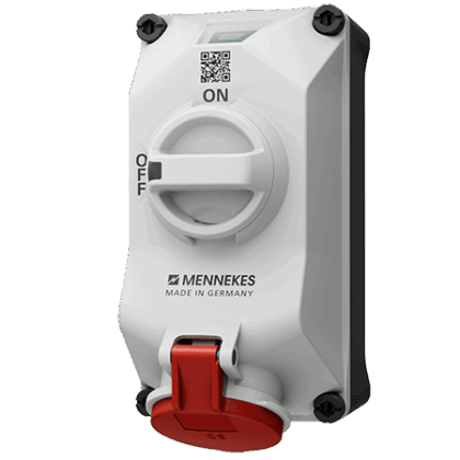MENNEKES DUOi WANDDOOS 16A5P6H400V ROOD IP44 M5611506N