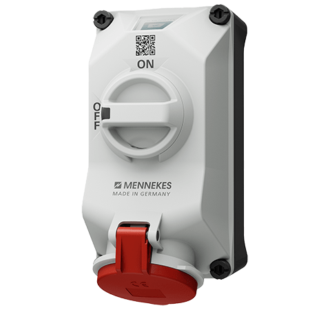 MENNEKES DUOi WANDDOOS 32A5P6H400V ROOD IP44 M5613506N