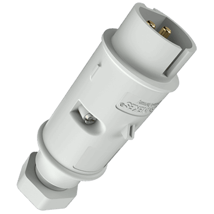 MENNEKES Contactstop 16A 2P 10H 40-50V grijs IP44