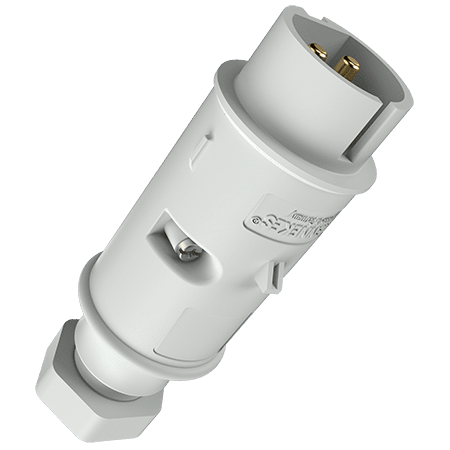 MENNEKES Contactstop 16A 2P 10H 40-50V grijs IP44