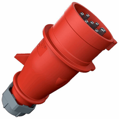 MENNEKES Contactstop AM-TOP 16A 7P 6H 400V rood IP44