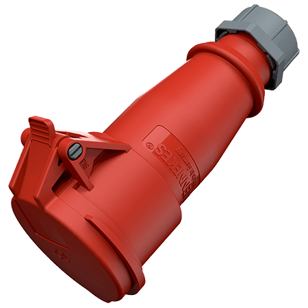 MENNEKES Koppelcontactstop AM-TOP 16A 7P 6H 400V rood IP44