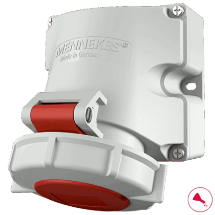MENNEKES WANDDOOS 16A 4P 6H400V IP67 Pocan PBT M9122
