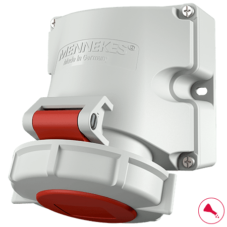 MENNEKES WANDDOOS 16A 4P 6H400V IP67 Pocan PBT M9122