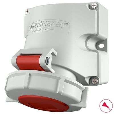 MENNEKES WANDDOOS 16A 5P 6H 400V Pocan PBT IP67 M9142