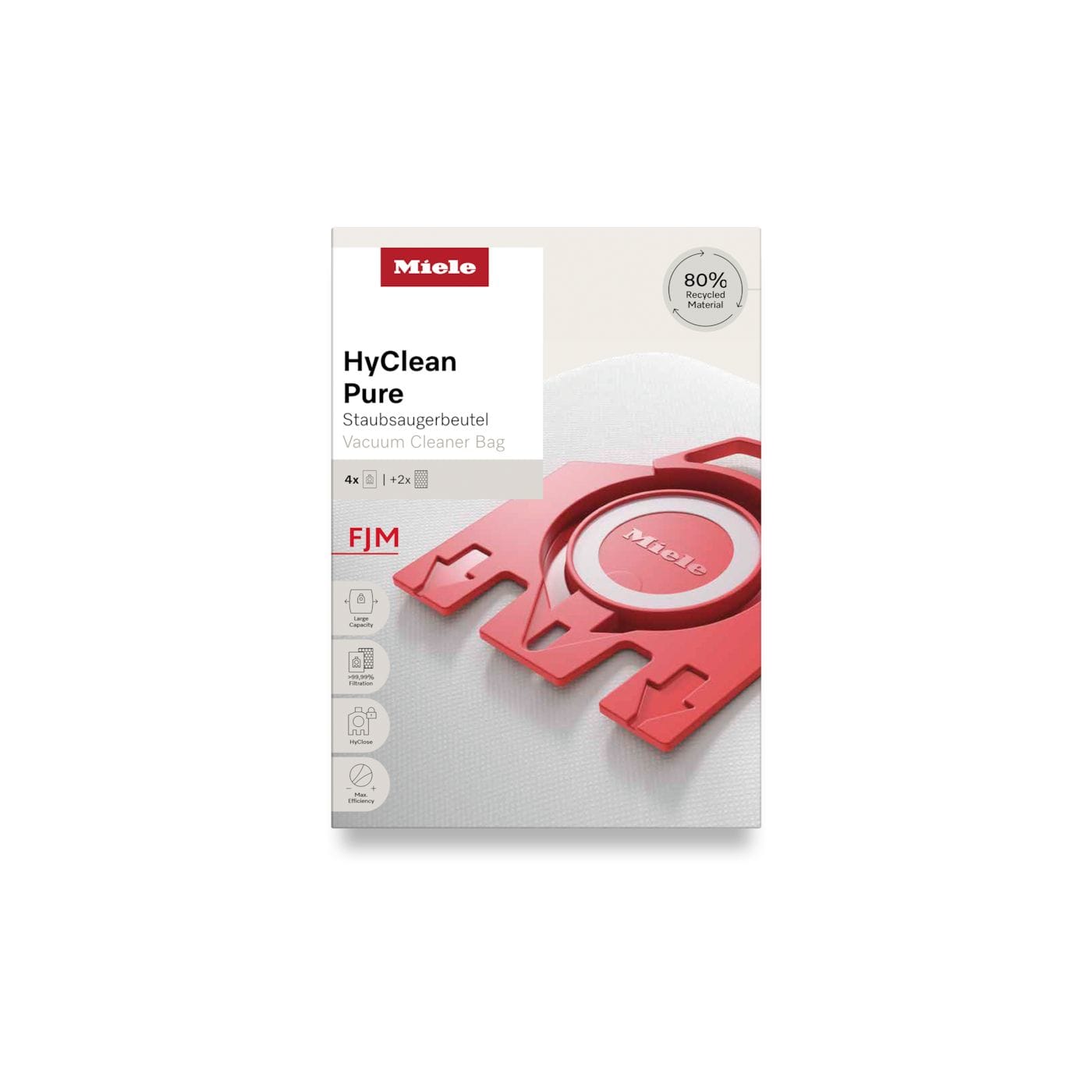 MIELE Stofzakken FJM HyClean Pure - 4pack 12421140