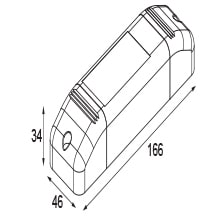 MODULAR LED Driver 17/32W 350/700mA dimbaar trailing/leading edge 12400330