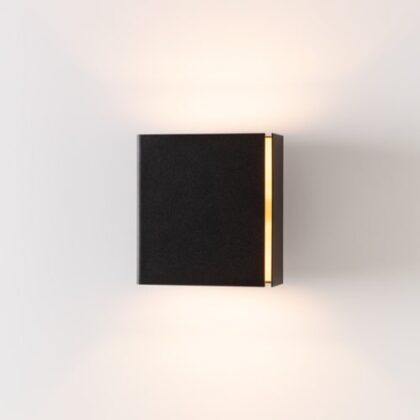 MODULAR Split medium 2x LED <500lm black struc (gold interior) 12602132