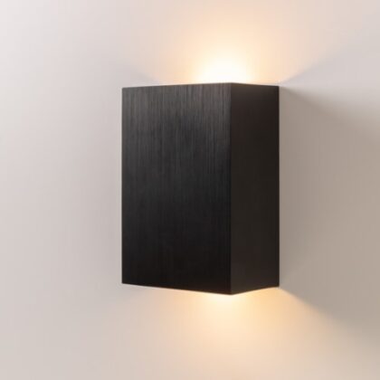 MODULAR Sulfer Wall Up/Down 2x LED 2700K Trailing Edge DI Black Brushed 13270043