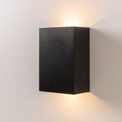 MODULAR Sulfer Wall Up/Down 2x LED 2700K Trailing Edge DI Black Brushed 13270043