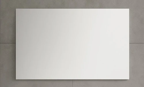 Universal spiegelpaneel 1000 x 600 mm - aluminium kader - zonder verlichting - met schakelaar M.P53.A.600x1000.7
