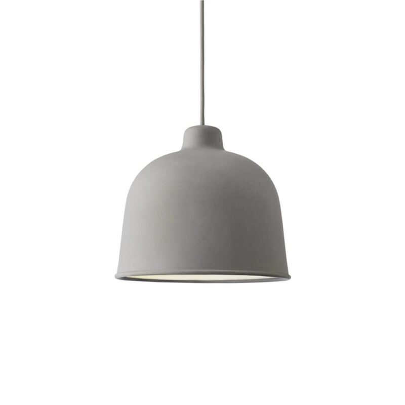 MUUTO Grain Pendant Lamp Grey inc lamp 3W 260lm 3000K 12232