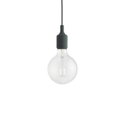 MUUTO E27 Pendant Lamp Dark Green inc lamp 2W 180lm 2500K 13330