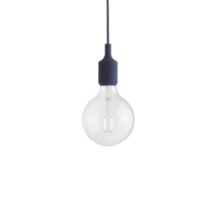 MUUTO E27 Pendant Lamp Midnight Blue inc lamp 2W 180lm 2500K 13332