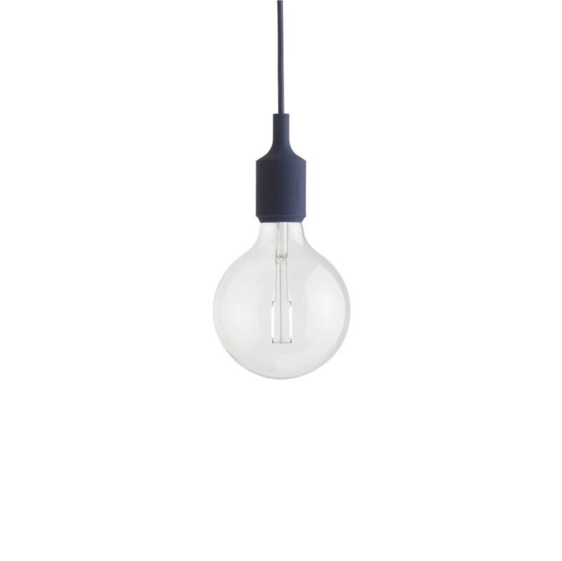 MUUTO E27 Pendant Lamp Midnight Blue inc lamp 2W 180lm 2500K 13332