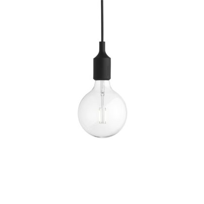 MUUTO E27 Pendant Lamp Black inc lamp 2W 180lm 2500K 13345