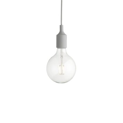 MUUTO E27 Pendant Lamp Light Grey inc lamp 2W 180lm 2500K 13348