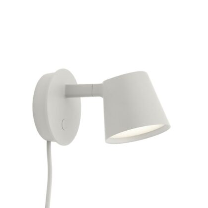 MUUTO Tip Wall Lamp Grey inc lamp 8W 220lm 2700K 22325