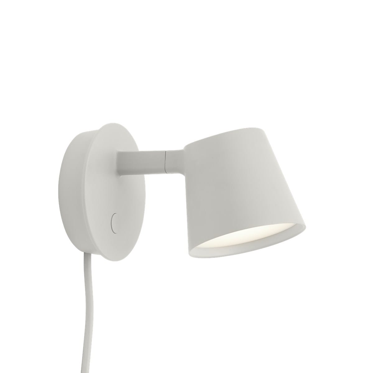 MUUTO Tip Wall Lamp Grey inc lamp 8W 220lm 2700K 22325
