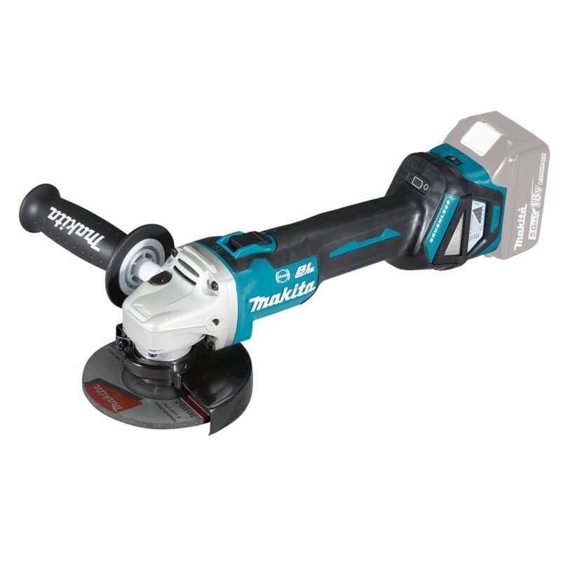 Makita Accu haakse slijper 125mm LXT 18V + Makpac (zonder accu's en lader) DGA513ZJ