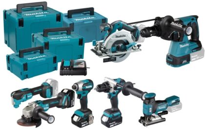 Makita Combopack LXT 18V: set 7 stuks DLX7012T3J