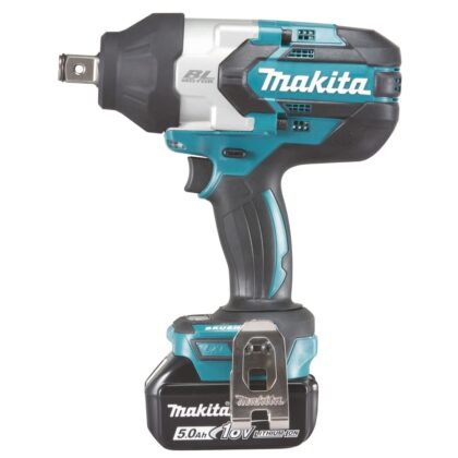 Makita Accu 3/4 slagmoersleutel 1050Nm LXT 18V + 1x DC18RC + 2x BL1850 + Makpac DTW1001RTJ
