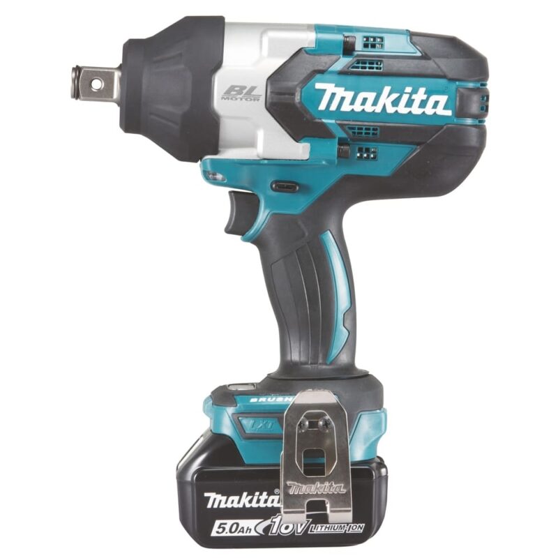 Makita Accu 3/4 slagmoersleutel 1050Nm LXT 18V + 1x DC18RC + 2x BL1850 + Makpac DTW1001RTJ
