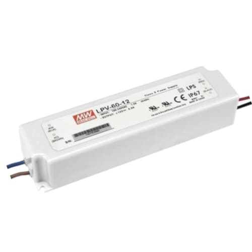 Mean Well LED voeding 60W 12V LPV-60-12