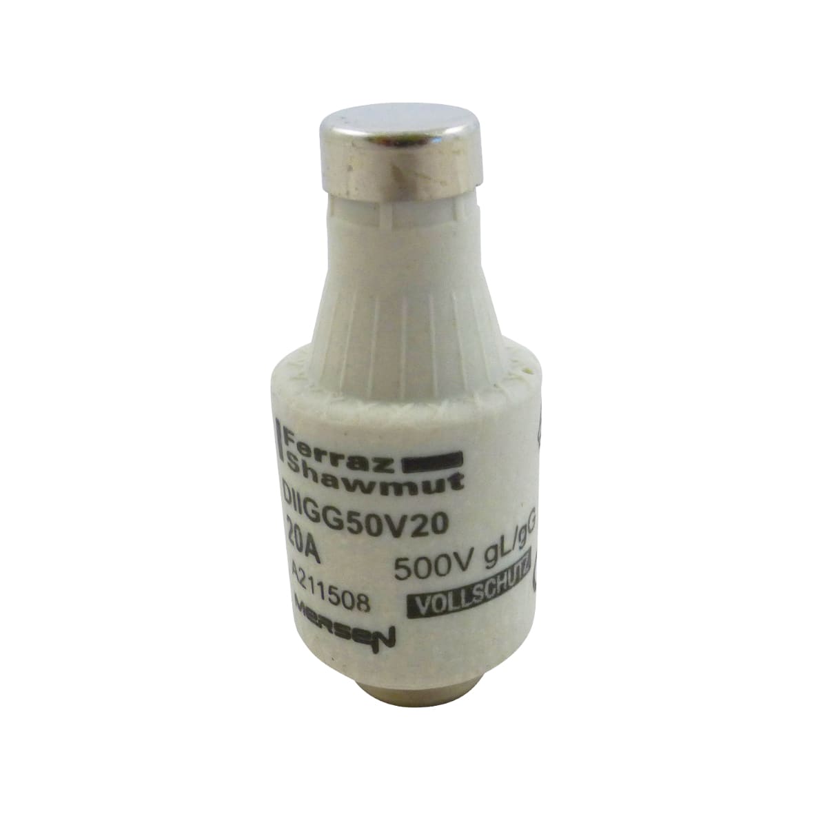 Mersen Diazed zekering DII (E27) 20A 500V gG traag - blauw A211508