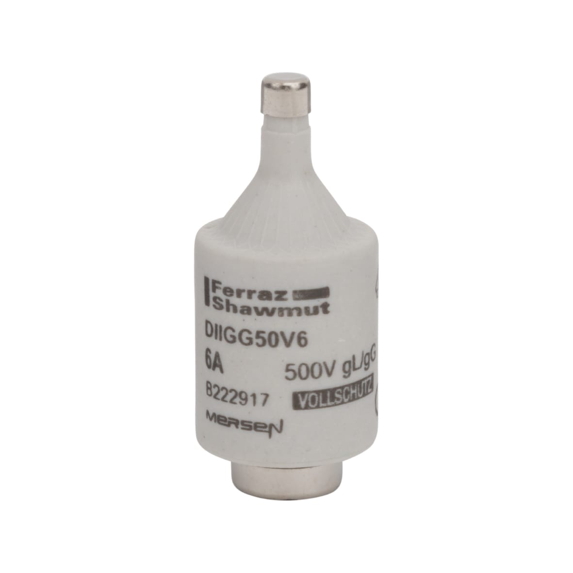 Mersen Diazed zekering DII (E27) 6A 500V gG traag - groen B222917