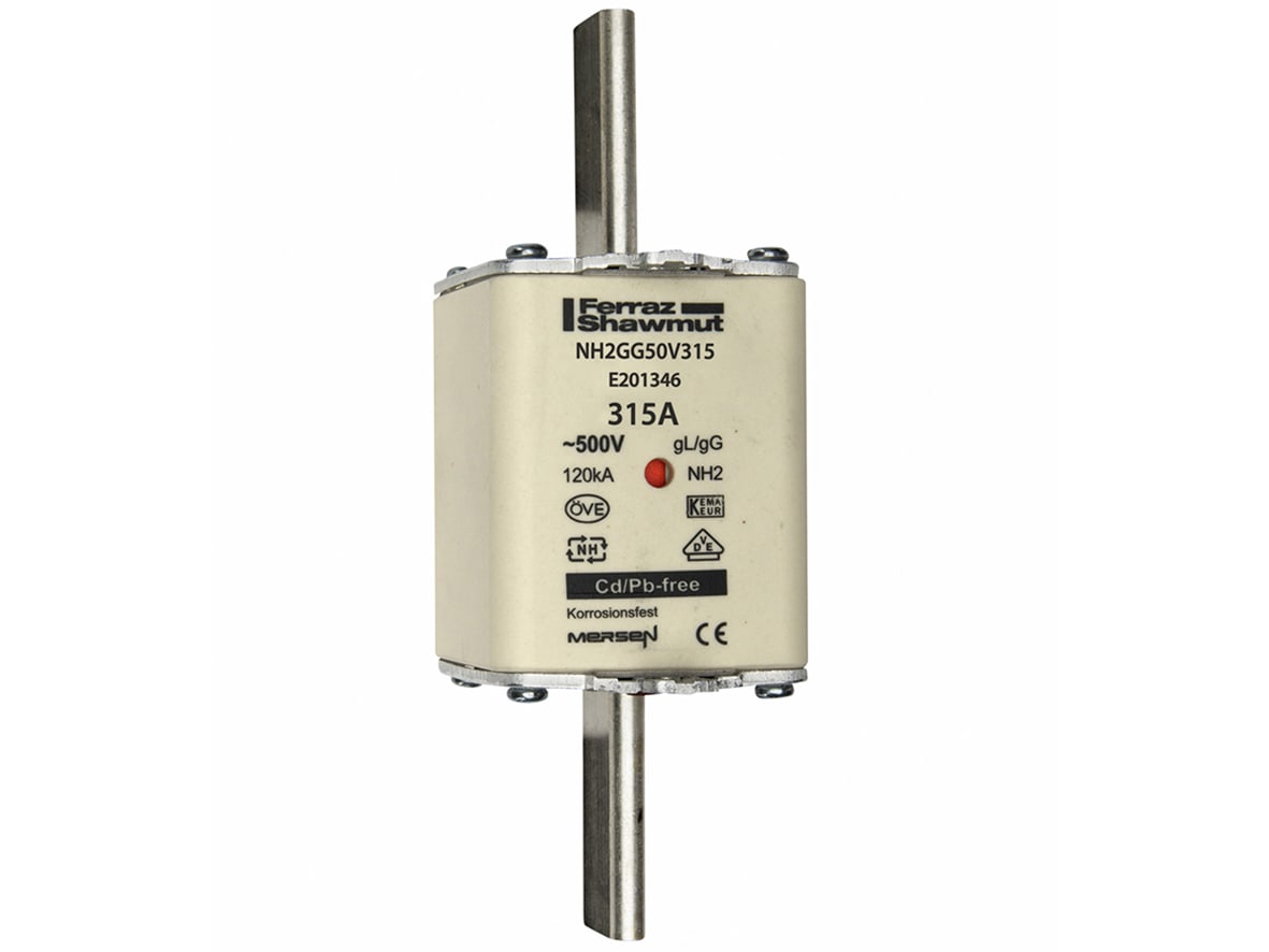 Mersen Meszekering Grootte: 2 gG 500V 315A E201346