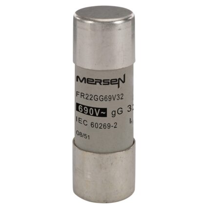 Mersen Cylindrische zekering FR 22x58 gG 32A 690V F212594