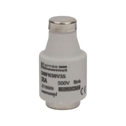Mersen Diazed zekering DIII (E33) 35A 500V FK snel - zwart J218669