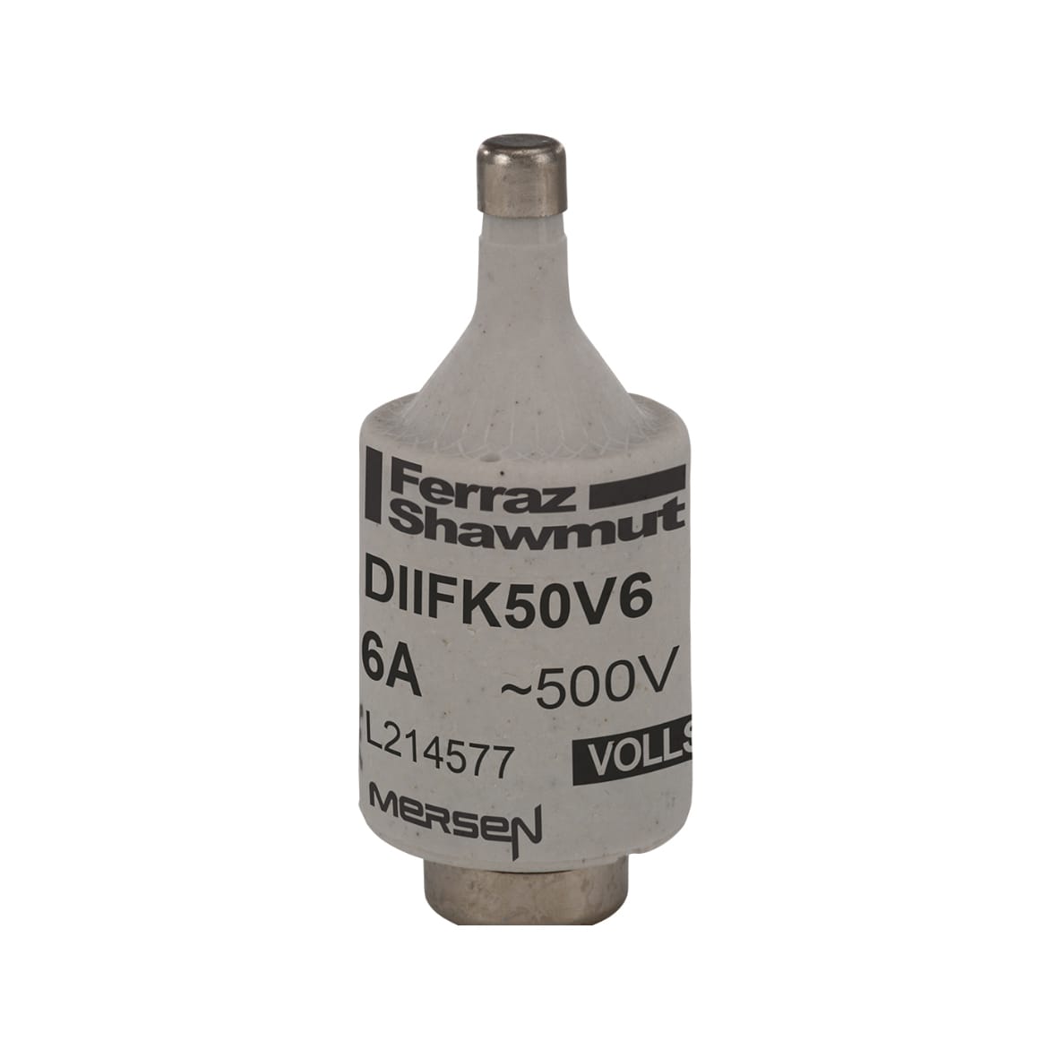 Mersen Diazed zekering DII (E27) 6A 500V FK snel - groen L214577