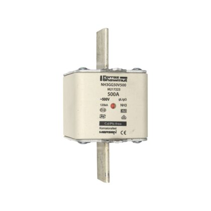 Mersen Meszekering Grootte: 3 gG 500V 500A M217223