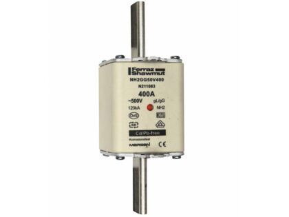 Mersen Meszekering Grootte: 2 gG 500V 400A N211083