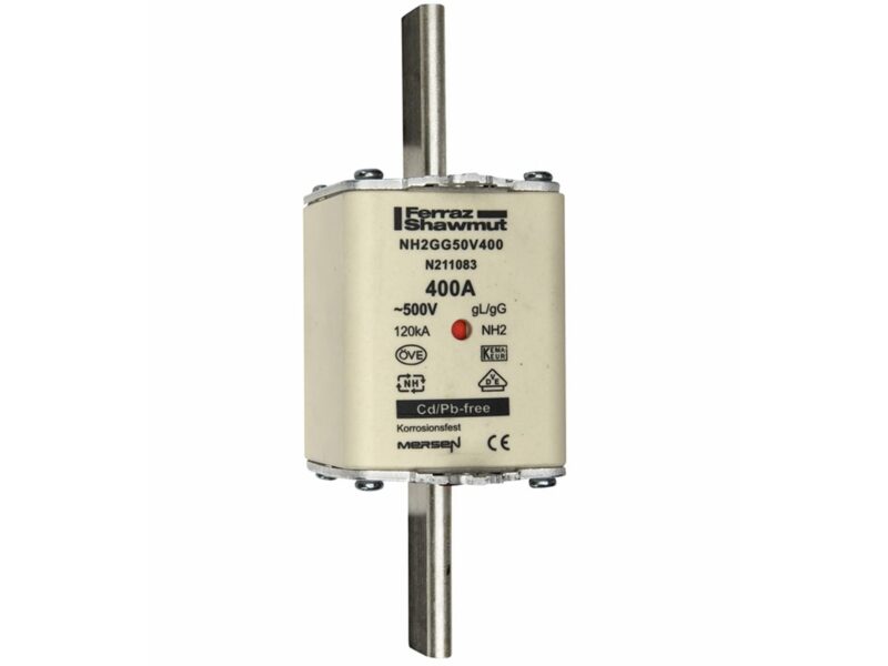 Mersen Meszekering Grootte: 2 gG 500V 400A N211083