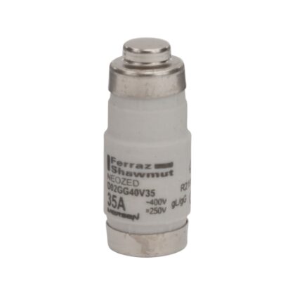 Mersen NEOZED zekering D02 (E18) 35A 400VAC/250VDC gG - zwart R219826