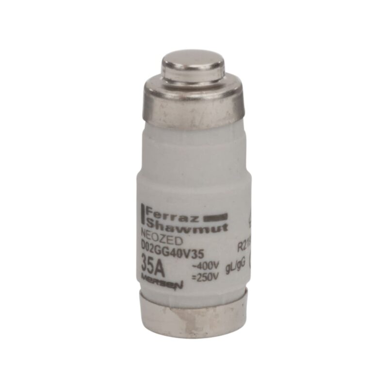 Mersen NEOZED zekering D02 (E18) 35A 400VAC/250VDC gG - zwart R219826