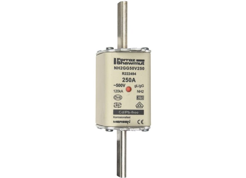 Mersen Meszekering Grootte: 2 gG 500V 250A R222494
