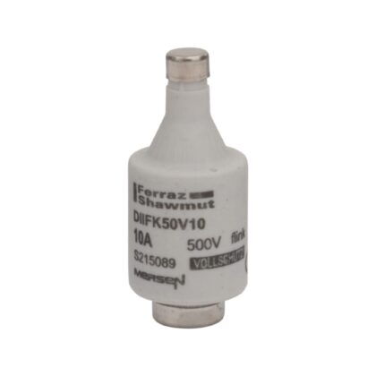 Mersen Diazed zekering DII (E27) 10A 500V FK snel - rood S215089