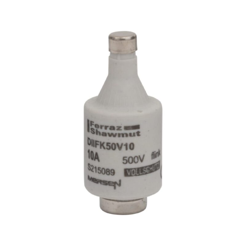 Mersen Diazed zekering DII (E27) 10A 500V FK snel - rood S215089