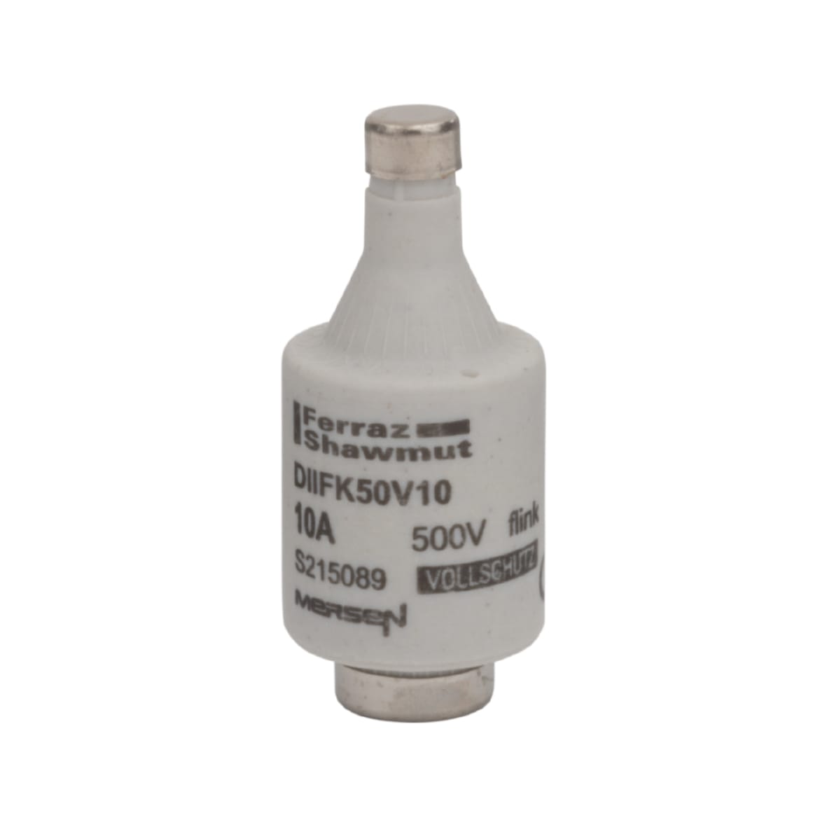 Mersen Diazed zekering DII (E27) 10A 500V FK snel - rood S215089