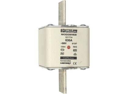 Mersen Meszekering Grootte: 3 gG 500V 630A S217734