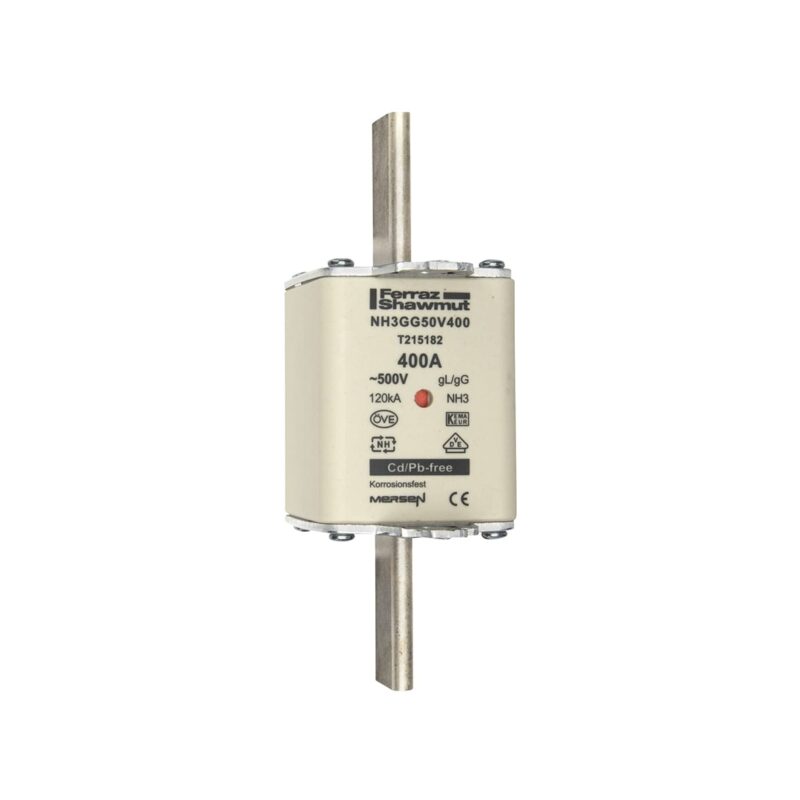 Mersen Meszekering Grootte: 3 gG 500V 400A T215182