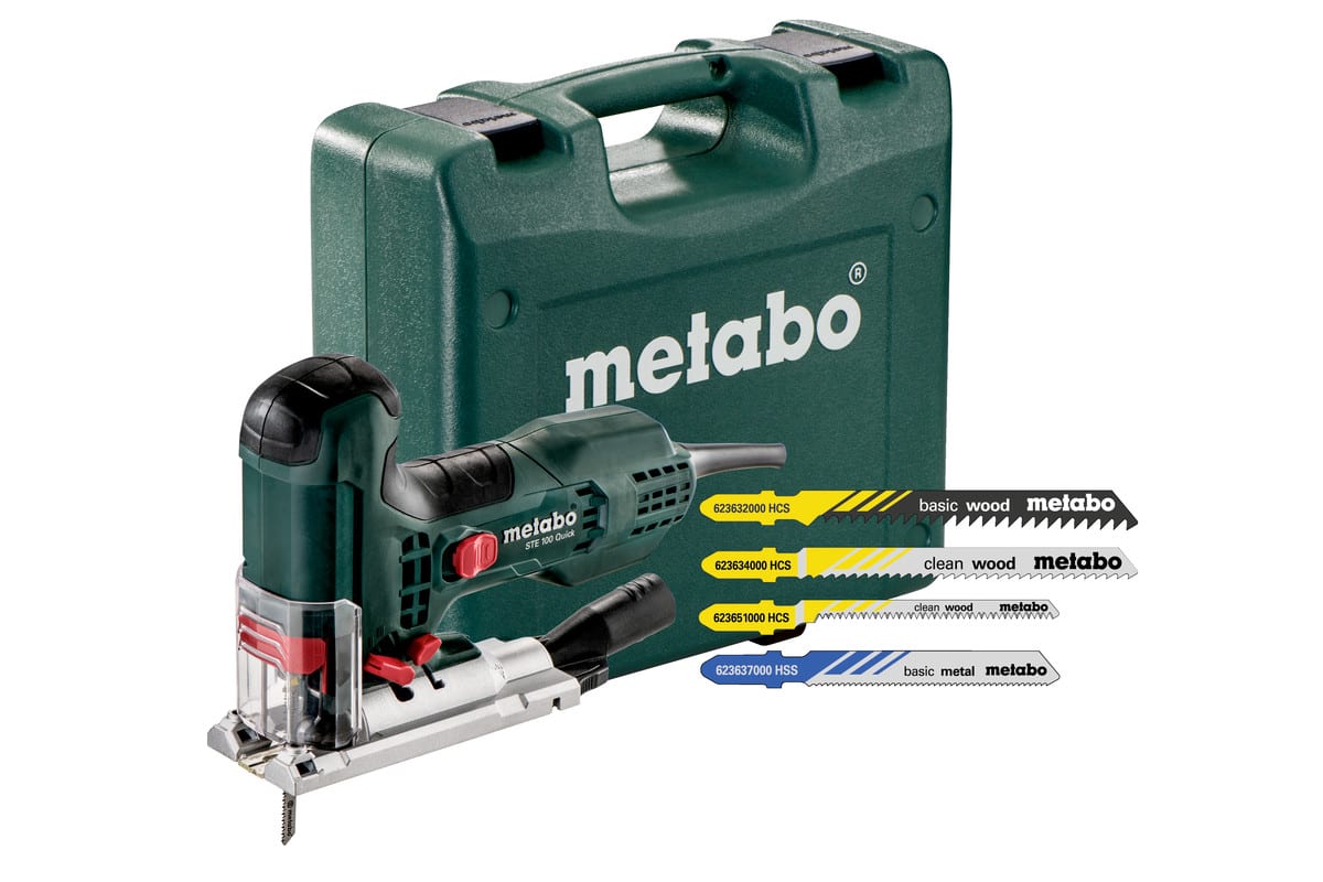 Metabo Decoupeerzaag STE 100 Quick Set + koffer + 20 zaagbladen 601100900