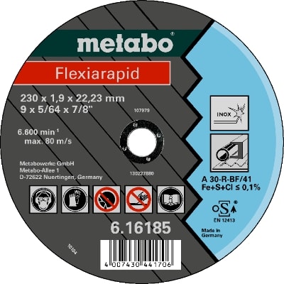 Metabo Doorslijpschijf