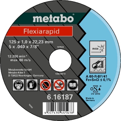 Metabo Doorslijpschijf